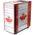 Canada Flag Light Wood NZXT H510 Compact ATX Mid-Tower Case Skin